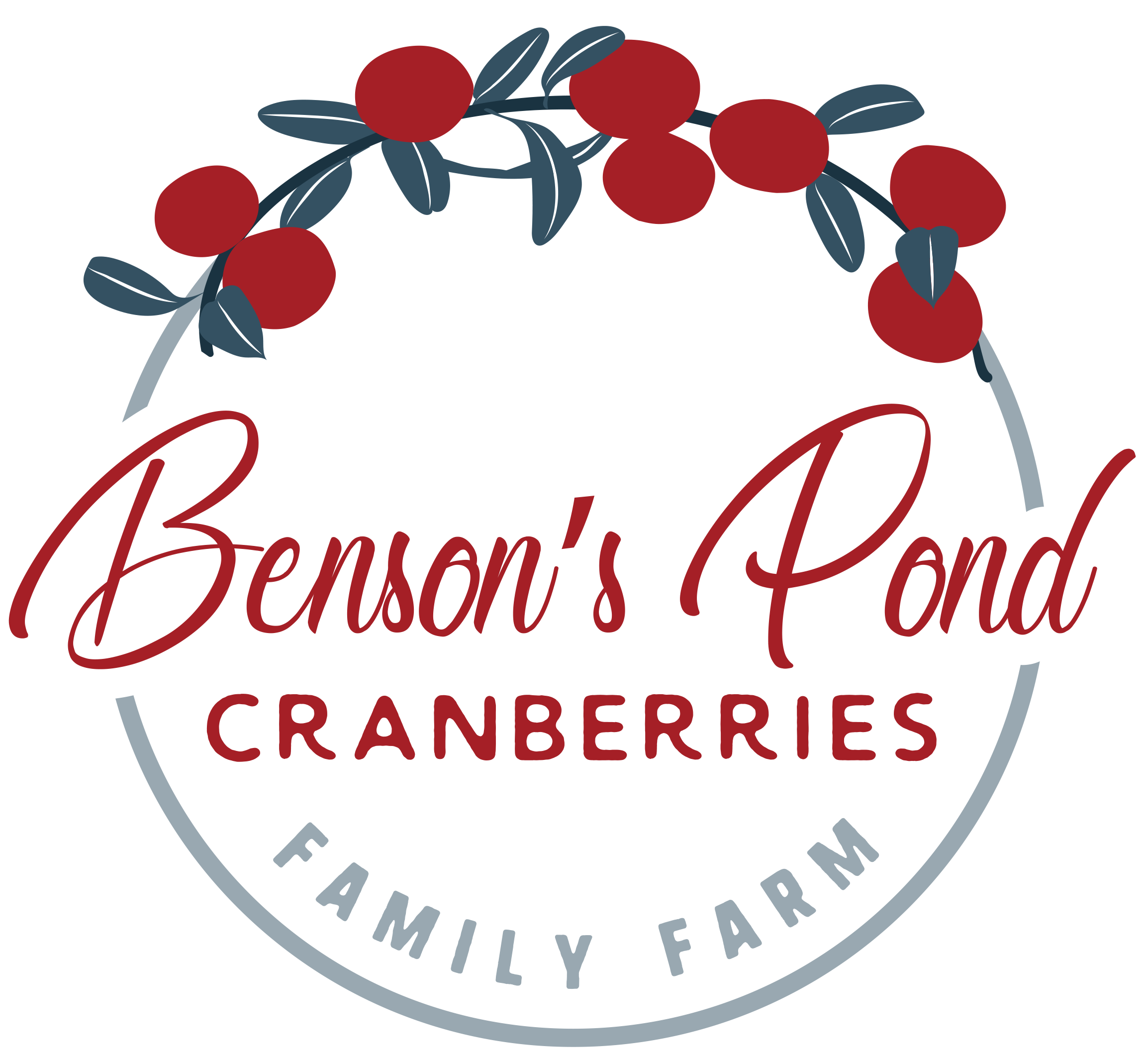 Benson's Pond Cranberries Family Farm Logo